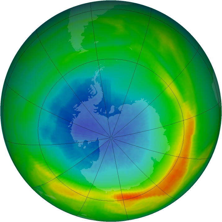 Ozone Map 1981-10-11